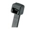 Panduit Cable Tie, 6.2 in L, 1-1/2 in Max Bundle Dia., Black, Nylon 6/6, 50 lb Strength, Heat Stabilized, 1000 PK PLT1.5S-M30 - alternate 1